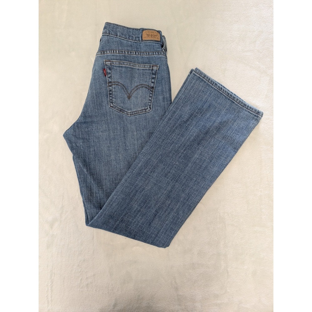 Levi's Bootcut Women's 10 M Blue Jeans 515 Stretch Pants
